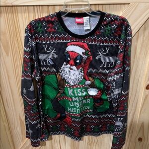 Marvel Black and Red Christmas shirt